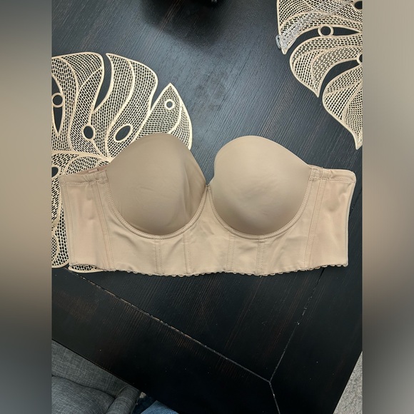 SEA BBOT Women Longline Strapless Bra Full Figure Corset Bra Hide Back Fat - Picture 8 of 10